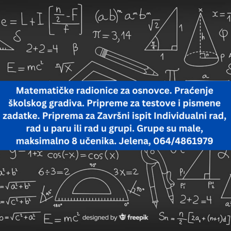 Matematičke radionice za osnovce