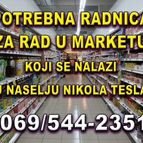 Potrebne radnice za rad u marketu