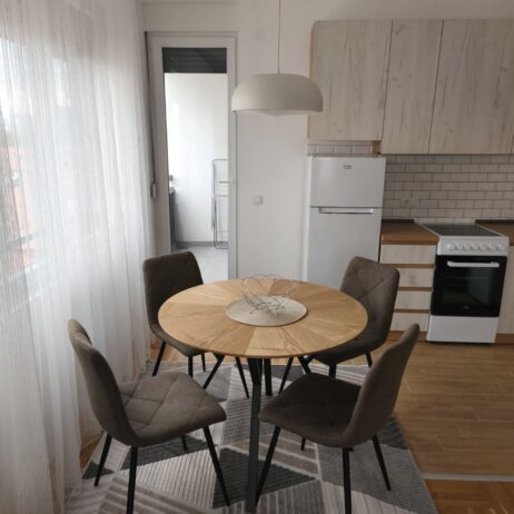 Izdajem nov luksuzno namesten jednoiposiban stan pored klinickog centra. 0638733078