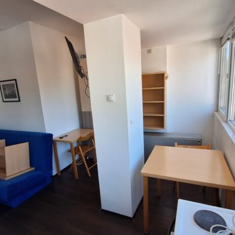 Izdajem namestenu garsonjeru u centru Nisa. Grejanje TA. Cena 130 eura. 0654119889