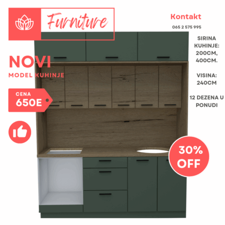 NOVO -kuhinje, kuhinjski elementi