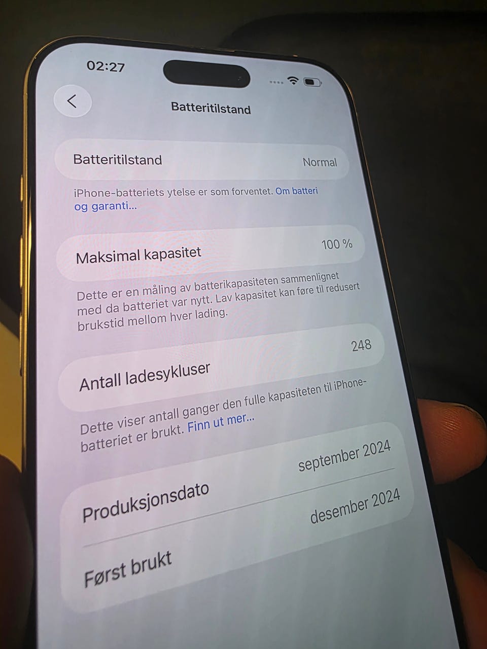 iPhone 16 Pro Max 256 Go