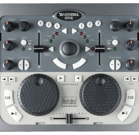 Hercules DJ Console MK2, kompaktna DJ mikseta – kontroler