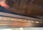 PVC vrata sa Alu panel u sredini