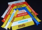 Navijačke udaraljke, palice za navijanje, klepersi,cheering sticks , bastoms stics, štampa