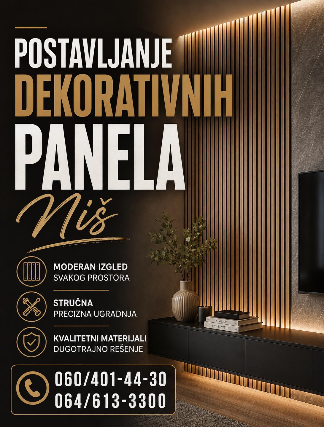 Dekorativni paneli – moderan izgled vašeg prostora!